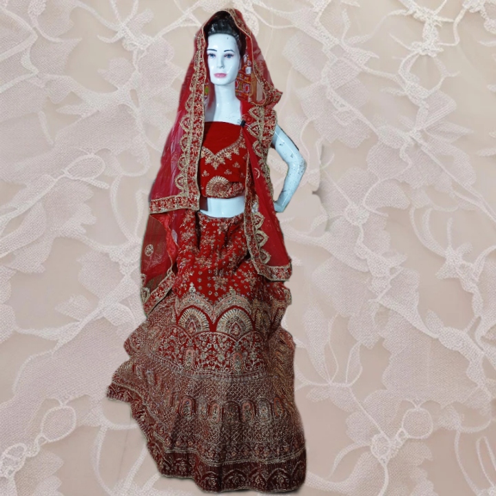 Bridal Lehenga red colour
